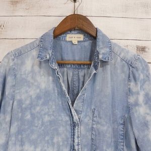 🌹cloth & stone | Acid wash chambray